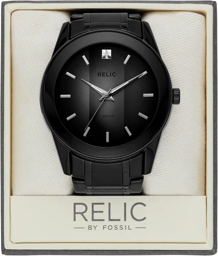 Vista 4 de RELIC by Fossil Men's Rylan Stainless Steel and Diamond Accent Watch