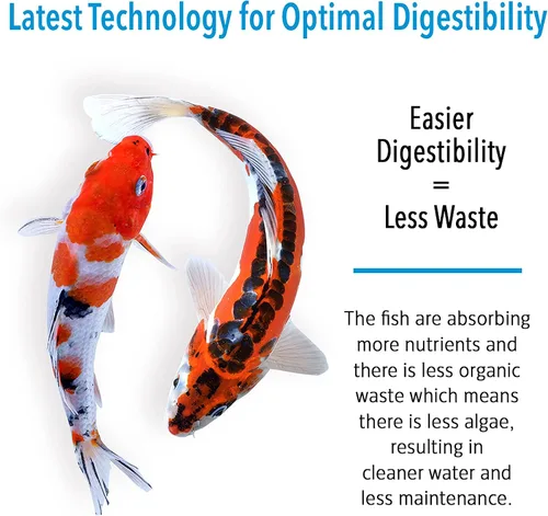 Vista 4 de MICROBE-LIFT Pellets flotantes de alto crecimiento y energía para estanques, jardines acuáticos y fuentes, seguros para peces dorados vivos y koi
