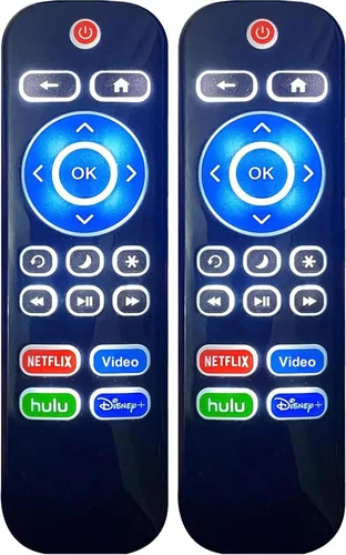 Vista 8 de Control remoto retroiluminado de repuesto para TCL/Hisense/Sharp/Philips/Onn/Element/Insignia/Westinghouse Roku TV (no para Roku Stick o Box)