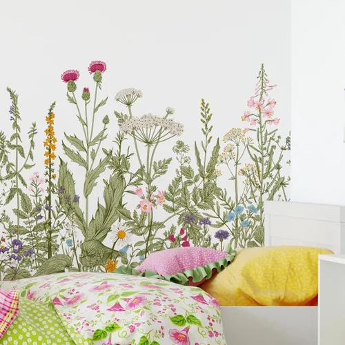 Vista 5 de Adhesivo para inodoro con hojas de plantas verdes, autoadhesivo, extraíble, impermeable, calcomanías de pared para inodoro, baño, cisterna