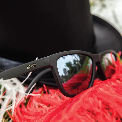 Vista 3 de Lentes de sol polarizados para los UV antideslizantes sin rebote de Goodr