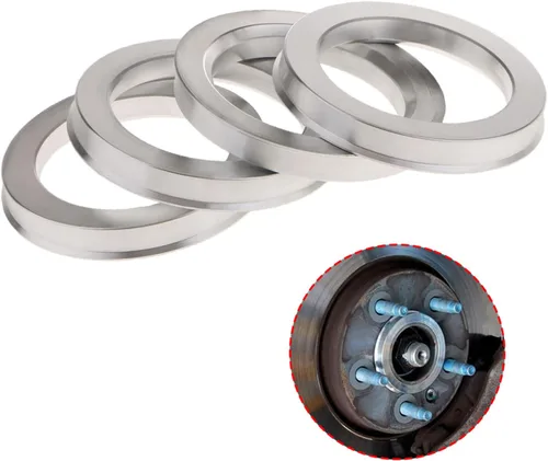 Vista 5 de SaferCCTV - Anillos centrados para eje de rueda 73,1 a 2.130 in, diámetro exterior: 2.878 in ID:2.130 in, accesorios de coche de aleación