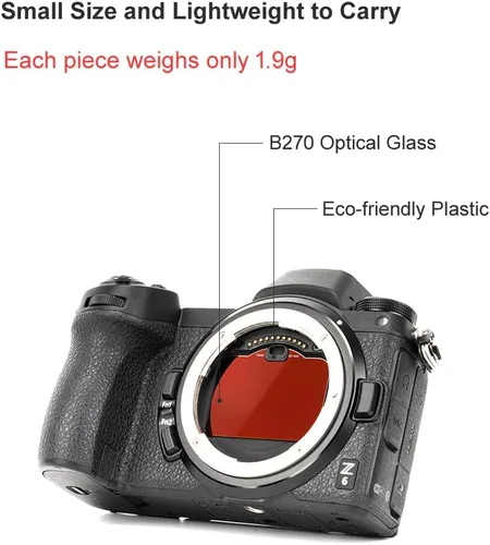 Vista 3 de Kase Kit de filtro de clip 4 en 1 (MCUV/ND64/ND1000/Noche Neutral) para cámaras Nikon Z Mount Z5 Z6 Z6II Z6III Z7 Z7II Z8 Z9 Zf, vidrio óptico
