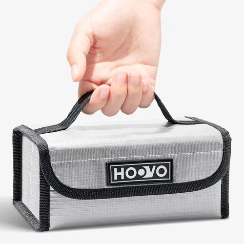 Vista 4 de HOOVO Lipo Bag - Bolsas de almacenamiento de batería de litio ignífugas