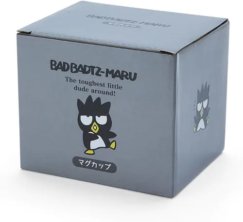 Vista 3 de Sanrio Badtz Maru - Taza apta para microondas, lavavajillas y secadora, de cerámica, 422941