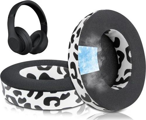 Vista 11 de SoloWIT Almohadillas de gel refrescante de repuesto para auriculares Beats Studio 2 y Studio 3 con cable e inalámbricos, almohadillas con espuma