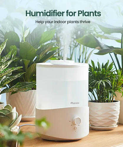 Vista 5 de Humidificadores Pharata para Recámara Habitación Grande, Humidificador de Niebla Fría de 2.5L con Difusor de Aceite Esencial, Humidificador