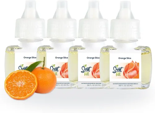 Vista 38 de Scent Fill Ambientador enchufable de sidra de manzana, 4 recambios de aceite perfumado