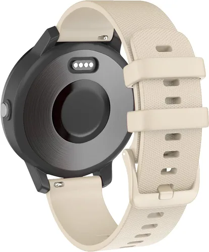 Vista 8 de OVERSTEP Vicoactive 3 - Correa de silicona suave de 0.78 pulgadas para Garmin Vivoactive 3/Forerunner 245/645 Music/Samsung Galaxy Watch 1.654