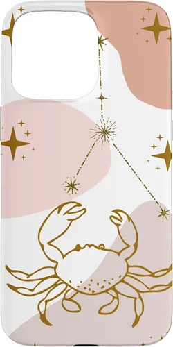Vista 31 de Cancer Celestial Zodiac Sign Constellation Pastel Aesthetic Case for iPhone 17