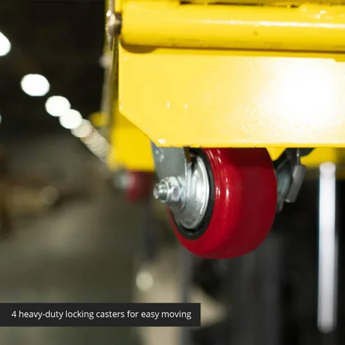 Vista 4 de Titan Attachments - Plataforma de trabajo móvil de carga fácil de 54 pulgadas de ancho para carretillas elevadoras y carretillas elevadoras