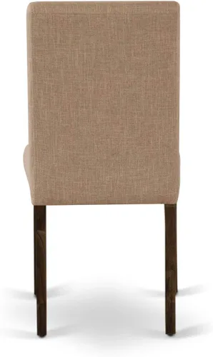 Vista 14 de East West Furniture F2AB5-747 - Juego de muebles de comedor de 5 piezas, incluye una mesa de comedor redonda con pedestal y 4 sillas tapizadas