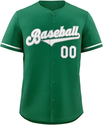 Vista 21 de Camisetas de béisbol personalizadas para hombres, mujeres, niños, camisetas con botones, personalizadas, número de nombre impreso o cosido