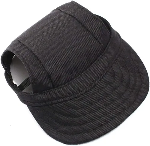 Vista 23 de Sombrero deportivo para perros, sombrero de lona para mascotas, sombrero de tela Oxford de béisbol deportivo con agujeros para las orejas