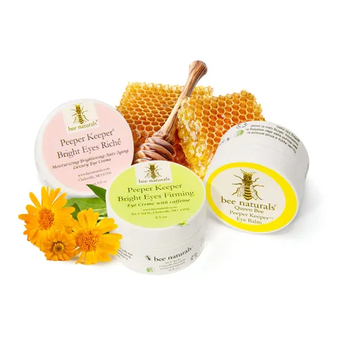 Vista 9 de Bee Naturals Peeper Keeper Bright Eyes Firming Crème - Crema para Ojos Brillantes y Reafirmante Enriquecida con Cafeína para Reducir la Hinchazón