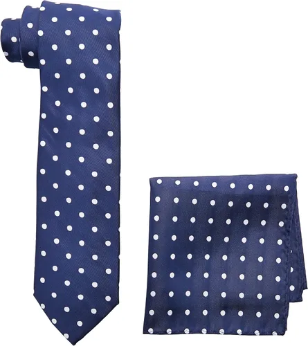 Vista 5 de Stacy Adams Conjunto de corbata de punto satinado para hombre