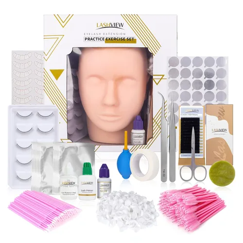Vista 17 de LASHVIEW Pegamento para levantar pestañas, 2 unidades, adhesivo permanente para pestañas, sin irritación e inodoro, 0.2 fl oz*2