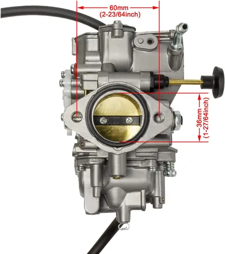 Vista 2 de LSSM Carburador de Reemplazo YFM350 para Yamaha 1987-2004 Warrior 350 1987-1995 Moto-4 350 YFM 350 1987-1998 Big Bear 350 1996-1998 Kodiak 400