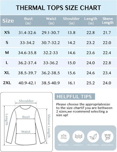 Vista 6 de Ropa interior térmica de manga larga para mujer, camiseta ligera de compresión para mujer, ropa de invierno