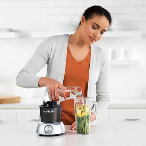 Vista 4 de NutriBullet Select 2.0 licuadora personal de 1000 vatios Gris