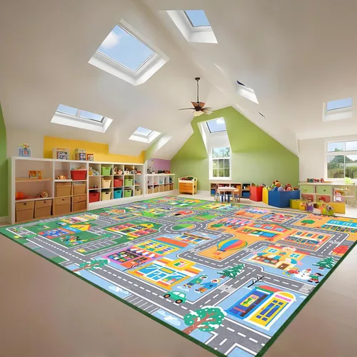 Vista 25 de Alfombra infantil ABC para sala de juegos, alfombra del alfabeto para dormitorio, educativa para aprender preescolar, alfombras para guardería