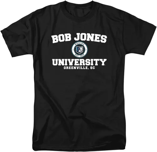Vista 7 de Bob Jones University - Camiseta unisex con logotipo circular oficial para adultos Silver