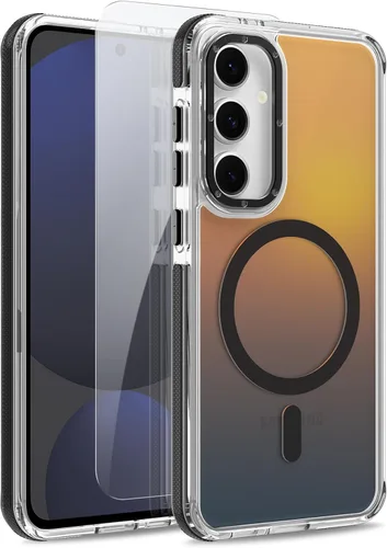 Vista 44 de Funda magnética para Google Pixel 10 Pro XL [compatible con Magsafe] [bonito diseño fluorescente de moda] a prueba de golpes, delgada, translúcida