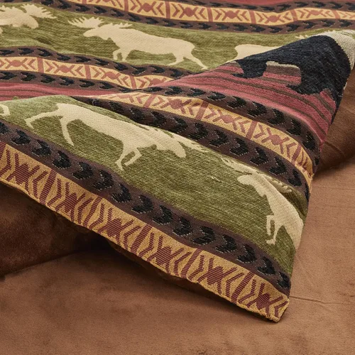 Vista 4 de Carstens, Inc Ontario Wilderness - Juego de ropa de cama de 5 piezas, Queen, Queen, Queen (JB6643)