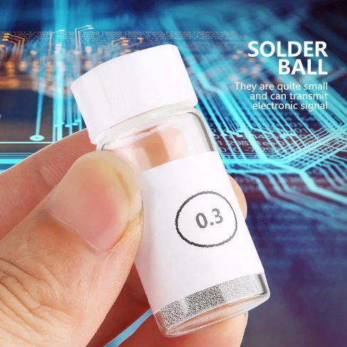 Vista 3 de Bola de soldadura de estaño BGA Reballing calor de soldadura universal bolas de plantilla bola de reballing bola de reballing bola de retrabajo