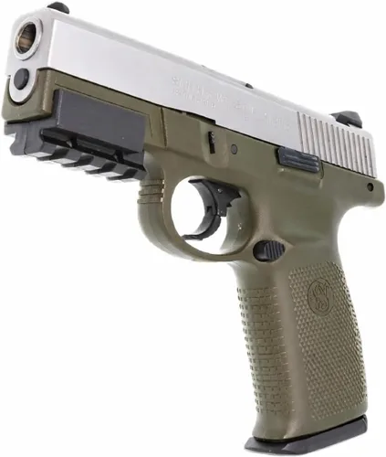 Vista 5 de Adaptador de riel Wesson Sigma Picatinny de 4 ranuras ligero y duradero negro mate láser y linterna