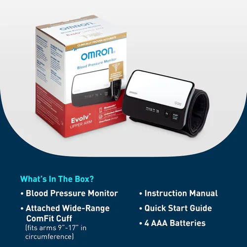 Vista 10 de Omron Evolv Monitor inalámbrico para tomar la presión en el antebrazo Para uso doméstico - Marca #1 recomendada por médicos y farmacéuticos