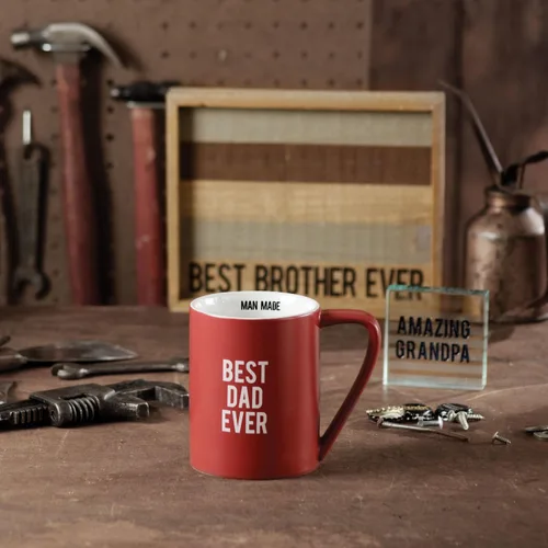Vista 8 de Pavilion Gift Company Best Dad - Taza de cerámica, 18 onzas, multicolor