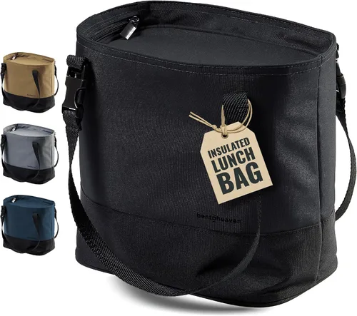 Vista 8 de Bentoheaven Bolsa de almuerzo aislada para el trabajo, materiales duraderos, correa / asa variable, apertura amplia, bolsa de almuerzo más fresca