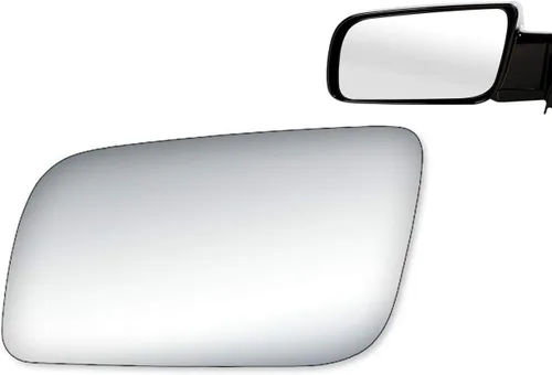 Vista 2 de WLLW, vidrio de espejo de repuesto para camioneta CHEVY GMC 1992 - 2000 lado del chofer izquierdo LH