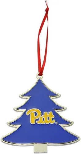 Vista 19 de Alabama Crimson Tide Circle Logo Árbol en forma de adorno de Navidad de metal