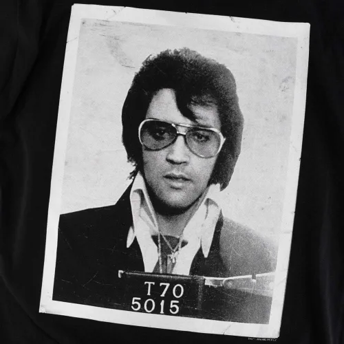 Vista 5 de Camiseta y pegatinas de Elvis Presley Mugshot