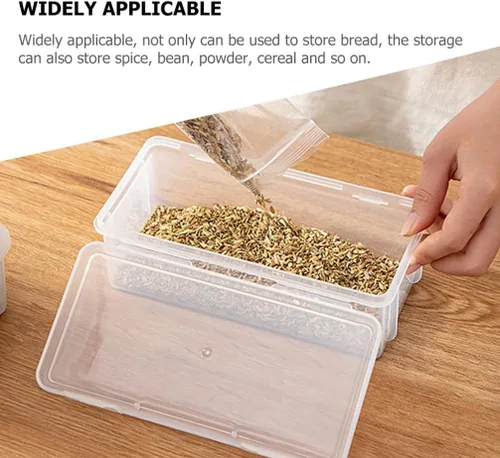 Vista 7 de Homoyoyo Contenedor hermético de almacenamiento de alimentos Caja de almacenamiento sellada para granos de harina de caramelo de frijoles de pasta