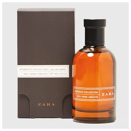 Vista 4 de Zara #TOBACCO COLLECTION RICH/WARM/ADDICTIVE Eau De Toilette para hombre 3.4 onzas líquidas