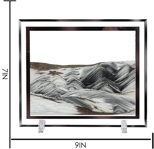 Vista 4 de Imagen de arte de arena en movimiento Mar Profundo Dinámico 8D Paisajes de arena Imágenes en movimiento Oficina Escritorio Arte Decoración Juguetes