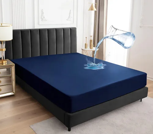 Vista 8 de Protector de colchón impermeable, suave y transpirable, lavable a máquina, sin ruido, con bolsillo profundo de 10 pulgadas, tamaño individual