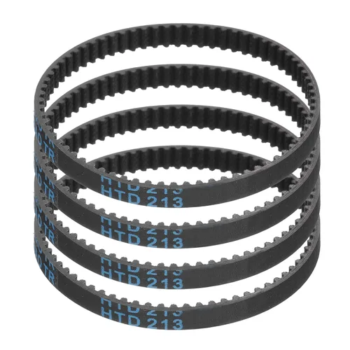 Vista 62 de uxcell 4 piezas HTD-3M Correa de Distribución de Goma 48 Dientes, Longitud de Paso 144mm x Ancho 6mm x Altura 2.4mm, Correa de Polea de Distribución