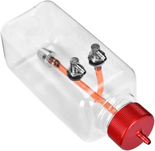 Vista 9 de Tanque de combustible a control remoto, piezas de accesorios, tanque de combustible de plástico transparente para avión RC (10.1 fl oz
