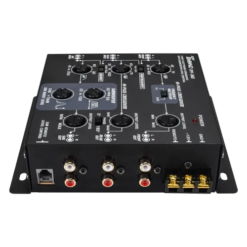 Vista 6 de Timpano 3-vías Transmisor electrónico con control remoto de subwoofer y ecualizador TPT-360