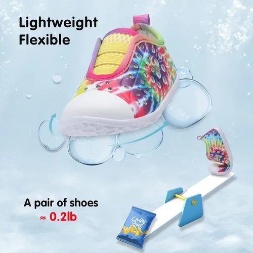 Vista 6 de Fires Zapatos de agua para niños y niñas, de secado rápido, transpirables, calcetines de agua descalzos para playa, natación, zapatos deportivos