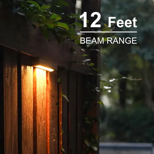 Vista 7 de GOODSMANN Luces de paso al aire libre, 6 unidades, luces de cubierta de bajo voltaje, 7 pulgadas, 5CCT, luces de pared de contención, 3 W, LED, 260