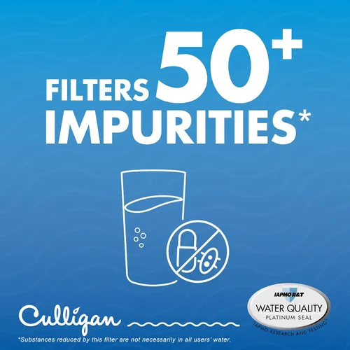 Vista 2 de Culligan CUGMS Filtro de agua para refrigerador Reemplazo para filtro de agua GE (MSWF) Reemplazar cada 6 meses Paquete de 1