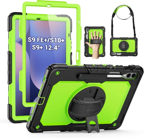 Vista 16 de SEYMAC Funda protectora resistente a prueba de golpes para Samsung Galaxy Tab A9 de 8.7 pulgadas 2023 (SM-X110/X115/X117), resistente a prueba