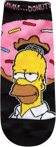 Vista 2 de Hyp The Simpsons - Calcetines tobilleros para mujer (5 unidades)