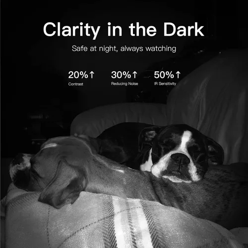 Vista 2 de VIMTAG Cámara enchufable con cable WiFi para interiores de 3.5K/6MP 2.4G para seguridad del hogar/mascota/perro/gato/bebé con aplicación