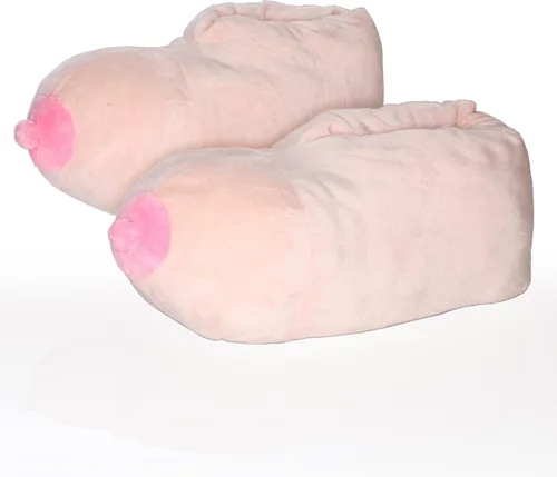 Vista 2 de Pantuflas DeluxeComfort Boob, Rosado, 9